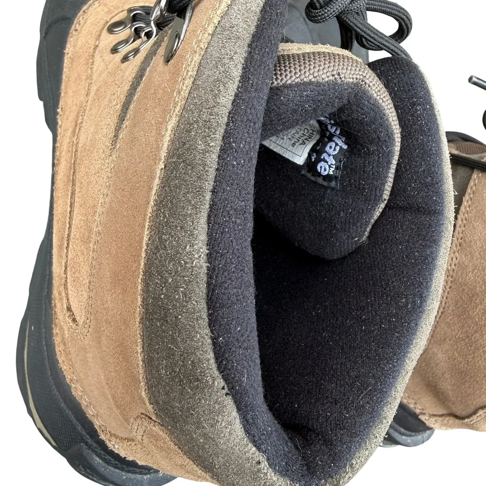 Sorel Mens Cold Mountain Winter Snow Boots Size 14 Brown NM1207-251 Suede Rubber